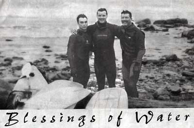 Paolo, Paul and Enrico on a northern CA surf trip.