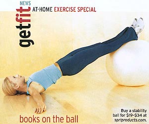 Shape Magazine - Books on the Ball